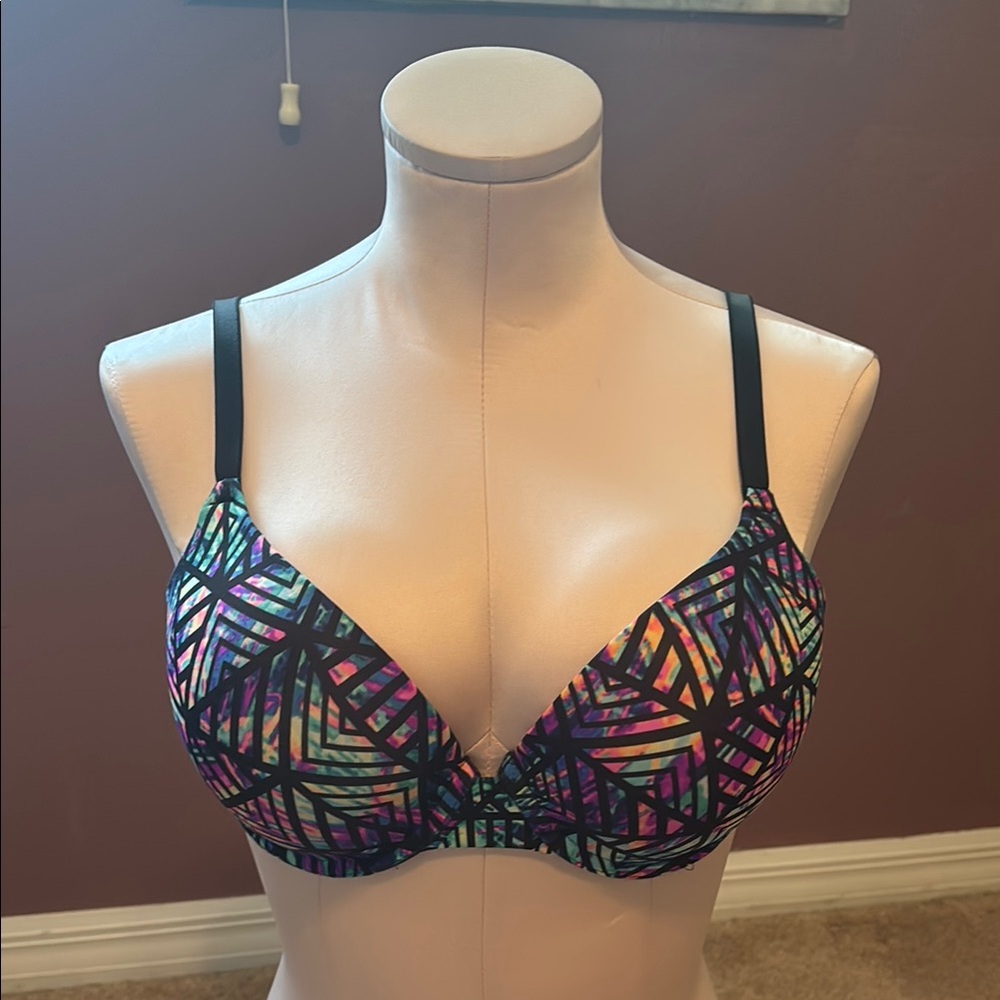 Colorful Geometric Women's Bra